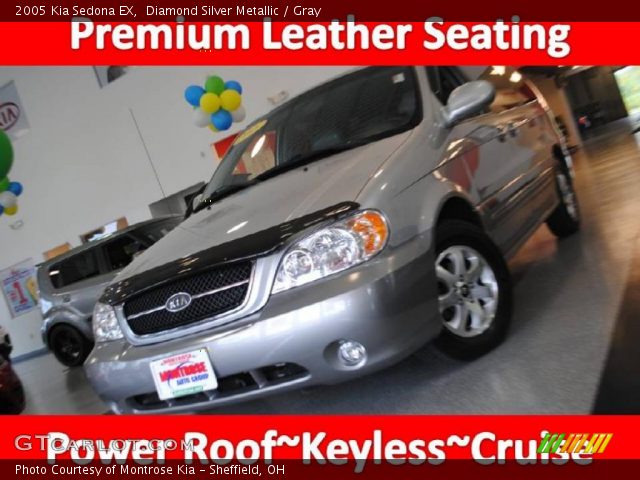 2005 Kia Sedona EX in Diamond Silver Metallic