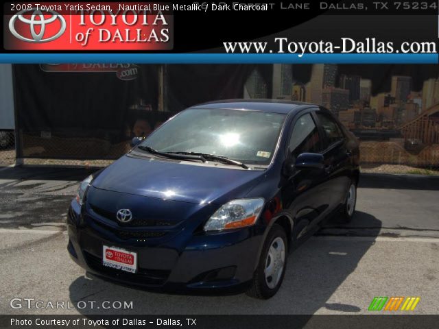 2008 Toyota Yaris Sedan in Nautical Blue Metallic