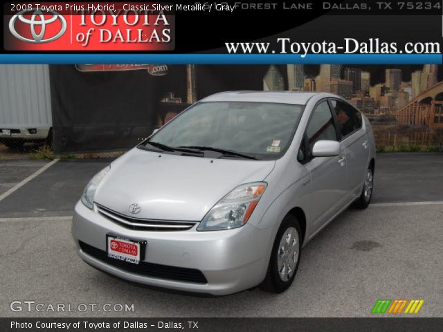 2008 Toyota Prius Hybrid in Classic Silver Metallic