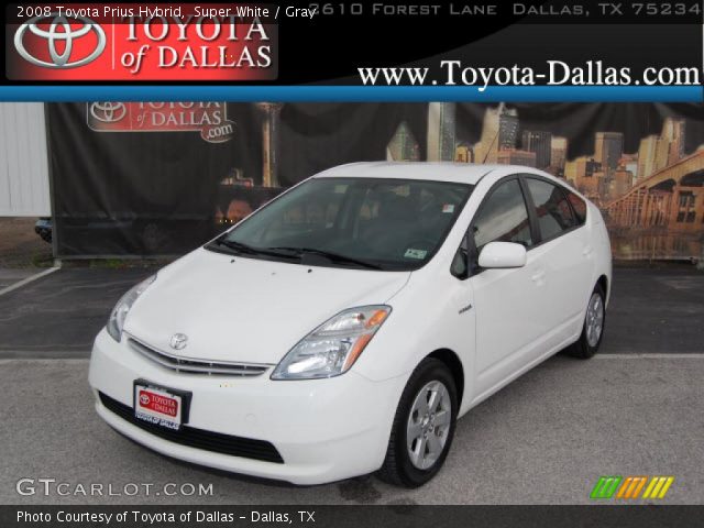 2008 Toyota Prius Hybrid in Super White