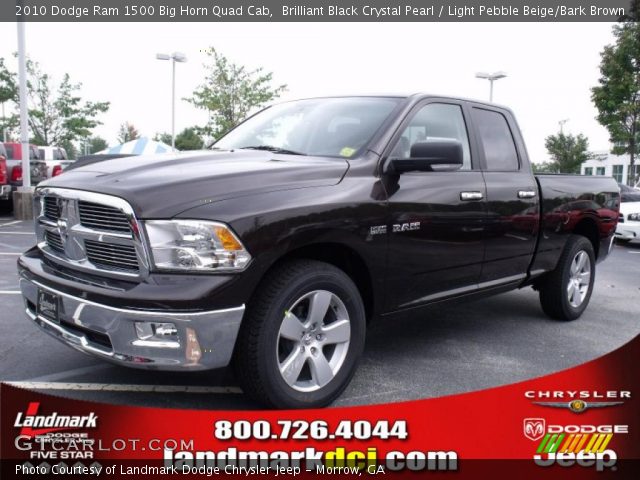 2010 Dodge Ram 1500 Big Horn Quad Cab in Brilliant Black Crystal Pearl