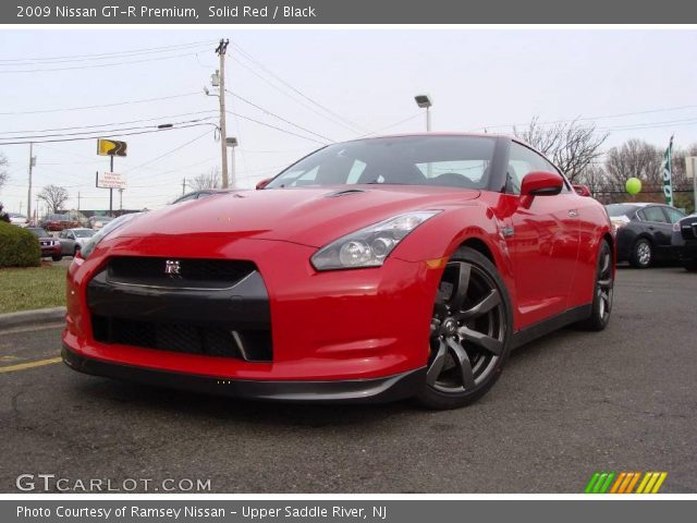 2009 Nissan GT-R Premium in Solid Red