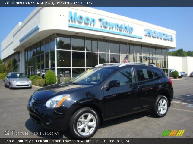 2008 Nissan Rogue SL AWD in Wicked Black