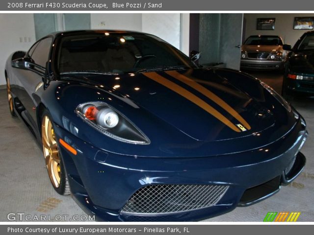 2008 Ferrari F430 Scuderia Coupe in Blue Pozzi