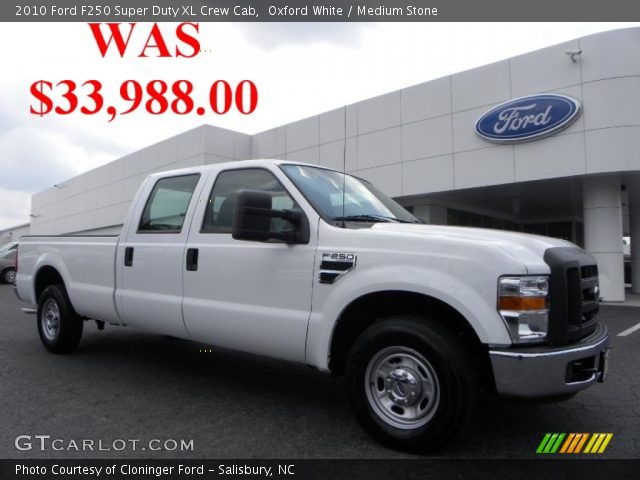 2010 Ford F250 Super Duty XL Crew Cab in Oxford White