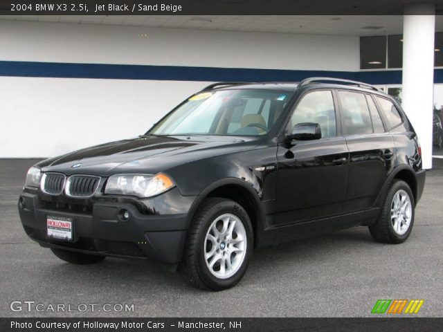 2004 BMW X3 2.5i in Jet Black