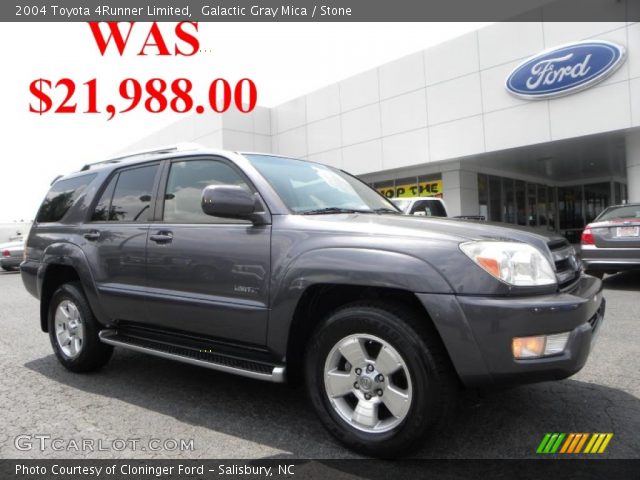 2004 Toyota 4Runner Limited in Galactic Gray Mica