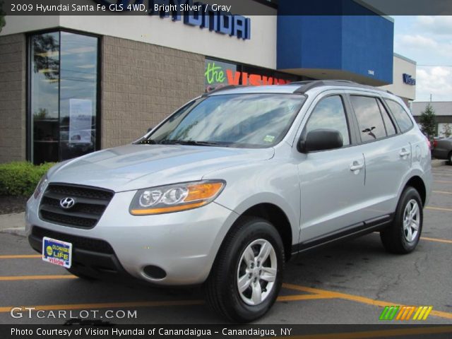 2009 Hyundai Santa Fe GLS 4WD in Bright Silver