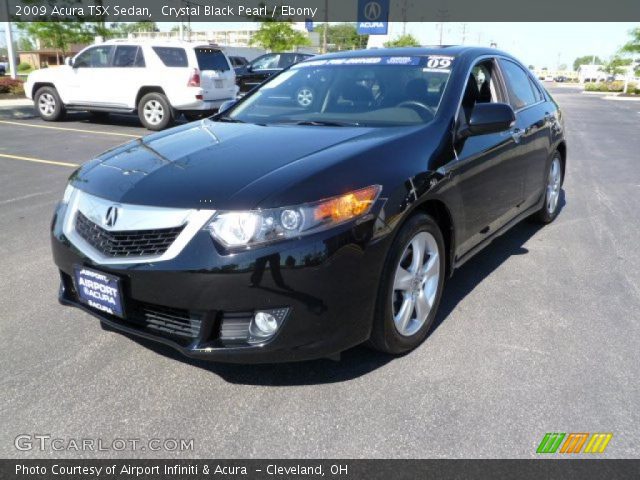 2009 Acura TSX Sedan in Crystal Black Pearl