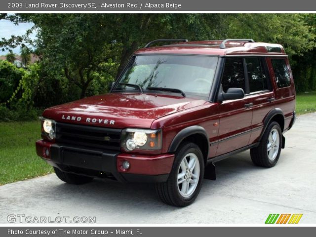 2003 Land Rover Discovery SE in Alveston Red
