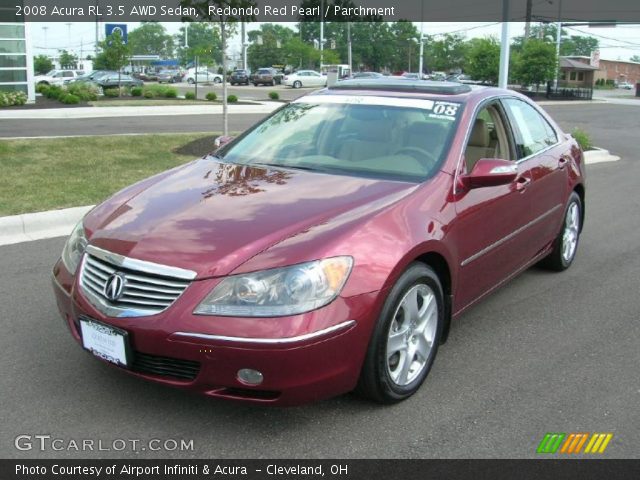2008 Acura RL 3.5 AWD Sedan in Redondo Red Pearl