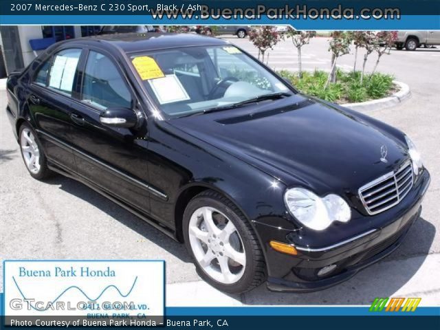 2007 Mercedes-Benz C 230 Sport in Black