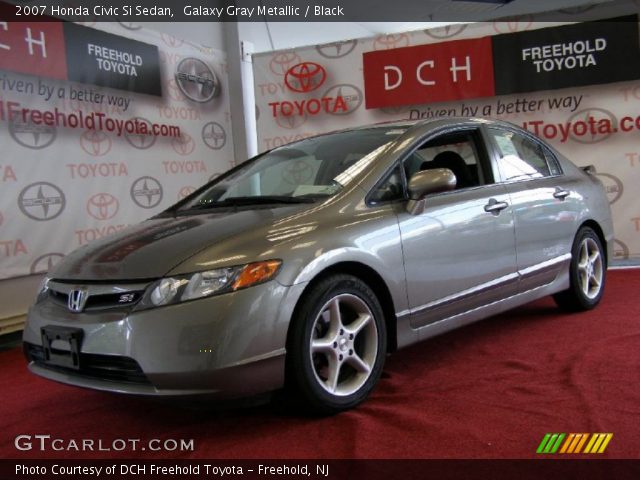 2007 Honda Civic Si Sedan in Galaxy Gray Metallic