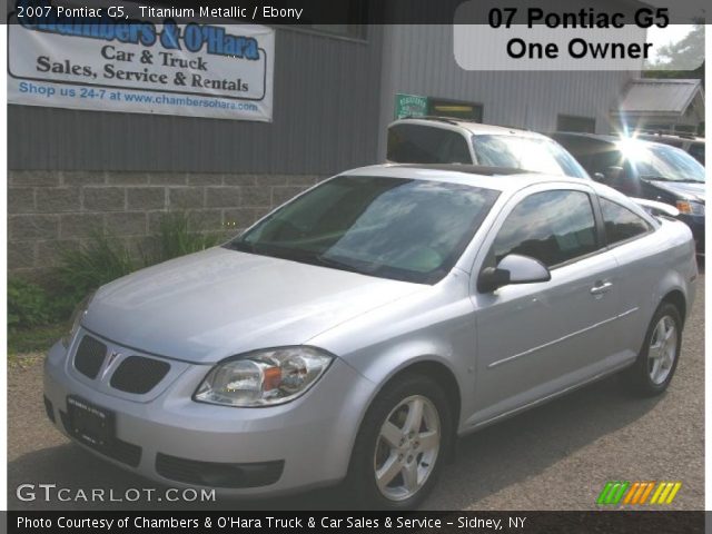 2007 Pontiac G5  in Titanium Metallic