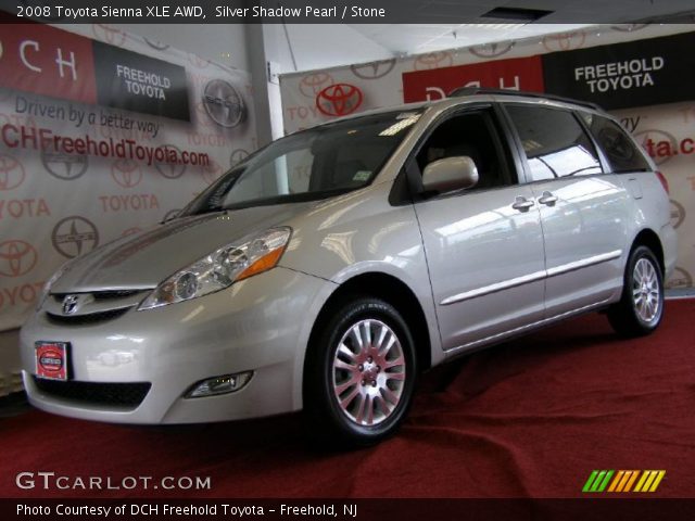 2008 Toyota Sienna XLE AWD in Silver Shadow Pearl