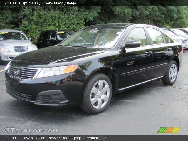 2010 Kia Optima LX in Ebony Black