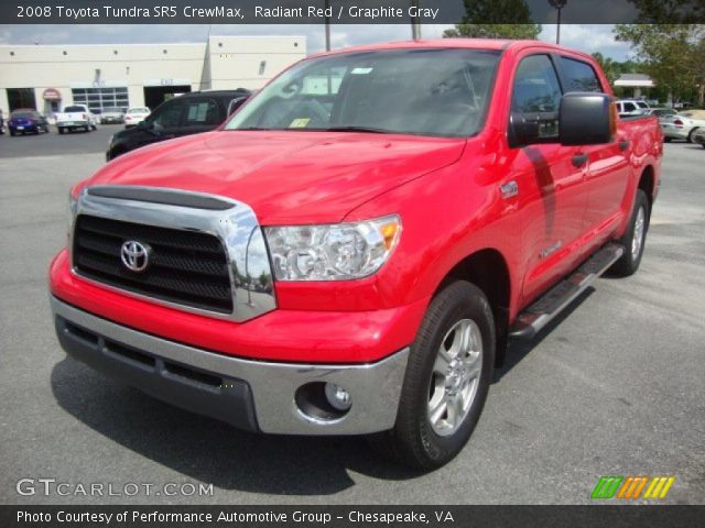 2008 Toyota Tundra SR5 CrewMax in Radiant Red