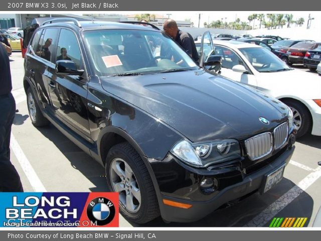 2007 BMW X3 3.0si in Jet Black