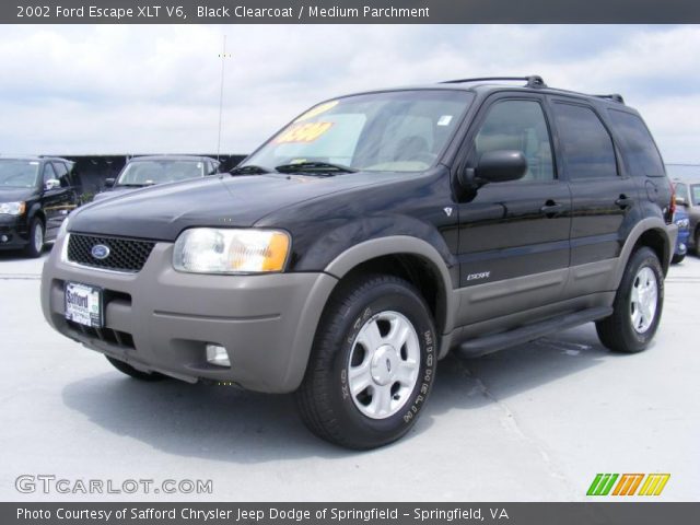 2002 Ford Escape XLT V6 in Black Clearcoat