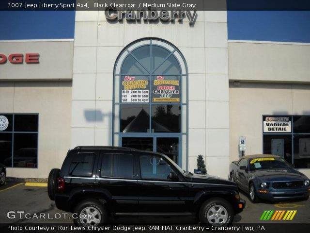 2007 Jeep Liberty Sport 4x4 in Black Clearcoat