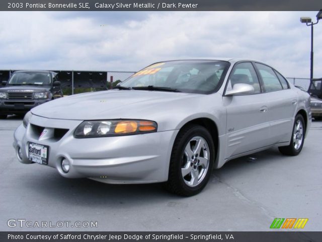 2003 Pontiac Bonneville SLE in Galaxy Silver Metallic