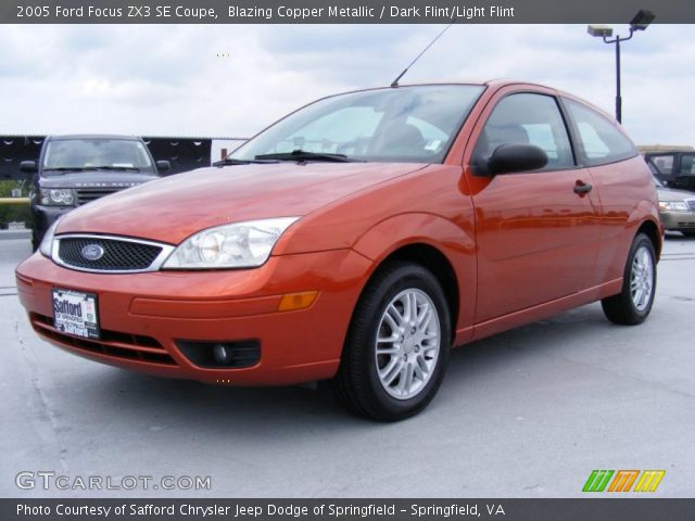 2005 Ford Focus ZX3 SE Coupe in Blazing Copper Metallic