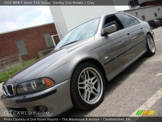 2003 BMW 5 Series 540i Sedan in Sterling Grey Metallic