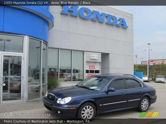 2003 Hyundai Sonata GLS V6 in Ardor Blue Metallic