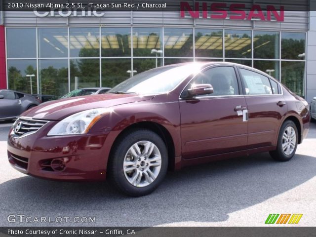 2010 Nissan Altima 2.5 SL in Tuscan Sun Red