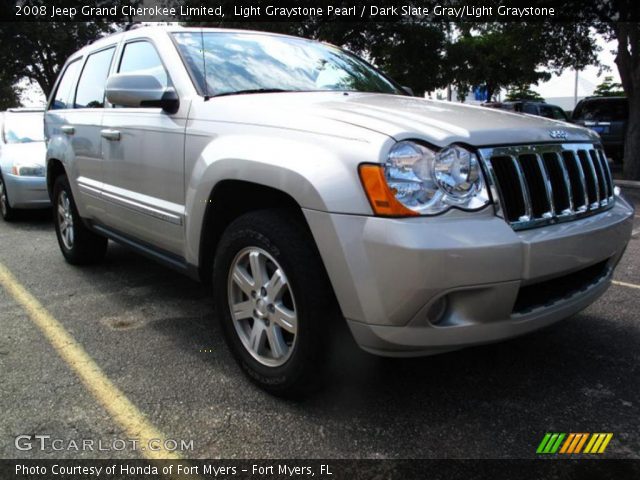 2008 Jeep Grand Cherokee Limited in Light Graystone Pearl