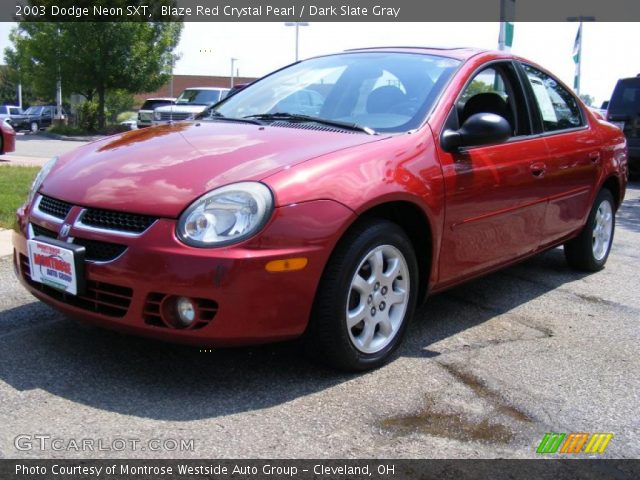 2003 Dodge Neon SXT in Blaze Red Crystal Pearl