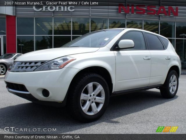 2007 Nissan Murano S in Glacier Pearl White