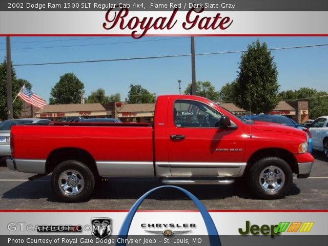 2002 Dodge Ram 1500 SLT Regular Cab 4x4 in Flame Red
