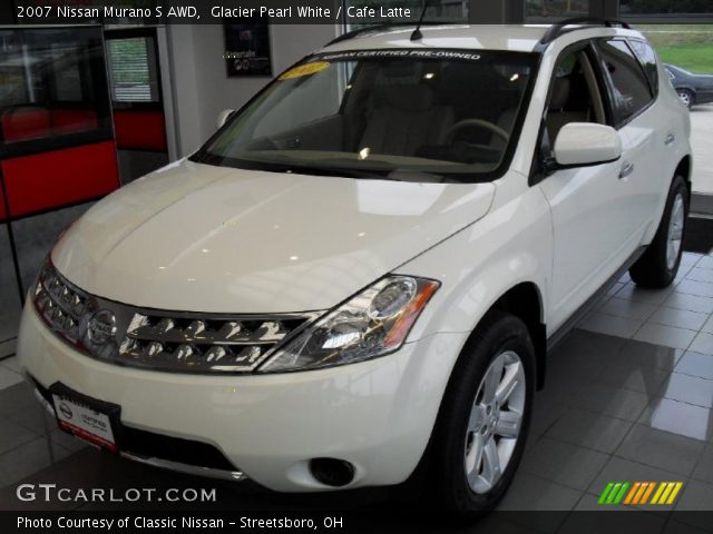 2007 Nissan Murano S AWD in Glacier Pearl White