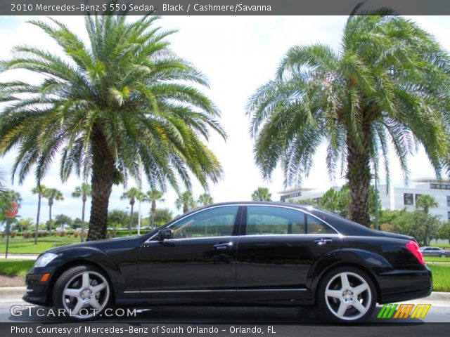 2010 Mercedes-Benz S 550 Sedan in Black