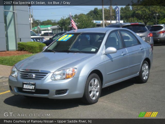 2007 Kia Spectra EX Sedan in Ice Blue