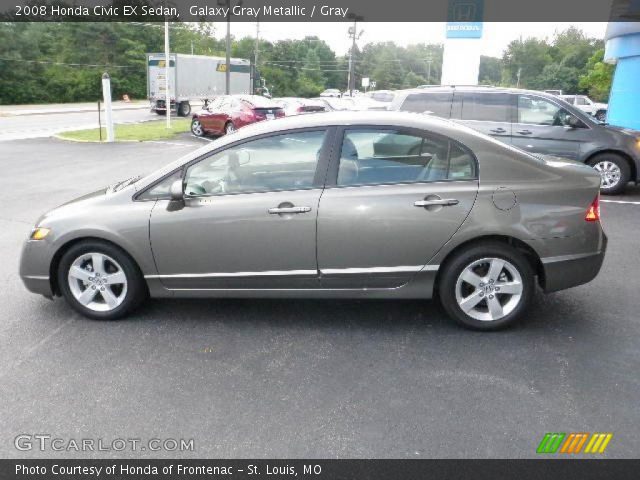 2008 Honda Civic EX Sedan in Galaxy Gray Metallic