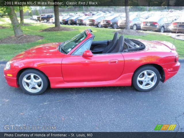 2001 Mazda MX-5 Miata Roadster in Classic Red