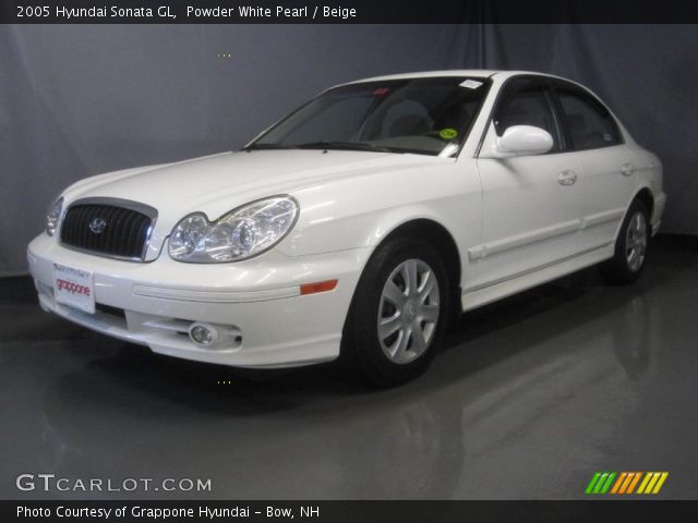 2005 Hyundai Sonata GL in Powder White Pearl