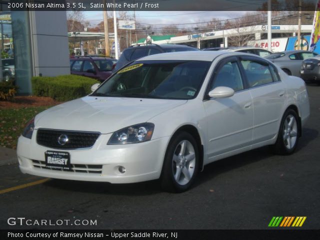2006 Nissan Altima 3.5 SL in Satin White Pearl