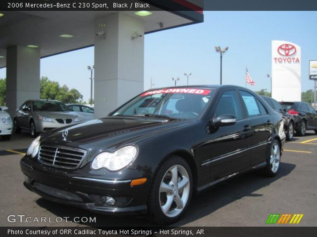 2006 Mercedes-Benz C 230 Sport in Black