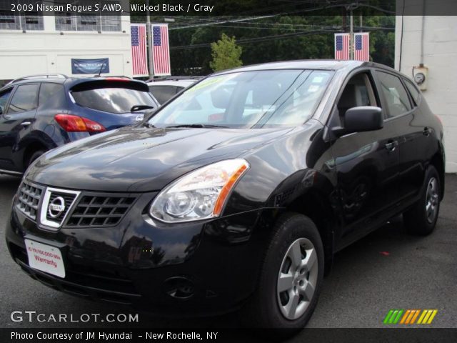 2009 Nissan Rogue S AWD in Wicked Black