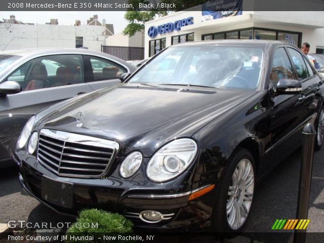 2008 Mercedes-Benz E 350 4Matic Sedan in Black