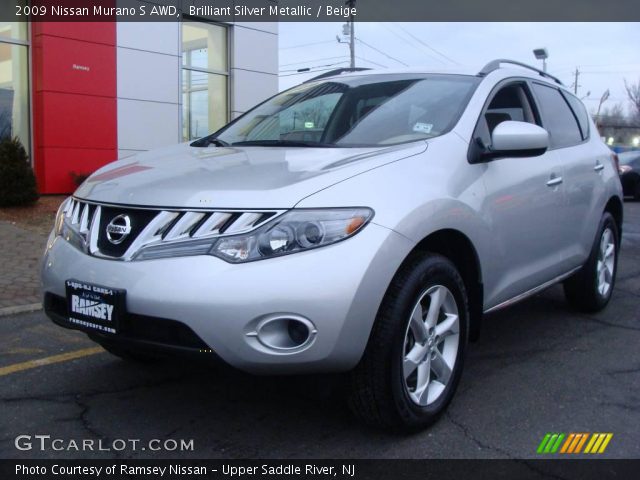2009 Nissan Murano S AWD in Brilliant Silver Metallic