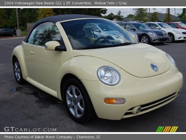 2004 Volkswagen New Beetle GLS 1.8T Convertible in Mellow Yello