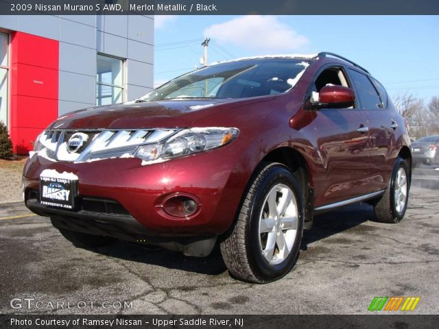 2009 Nissan Murano S AWD in Merlot Metallic