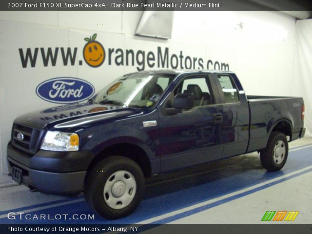 2007 Ford F150 XL SuperCab 4x4 in Dark Blue Pearl Metallic