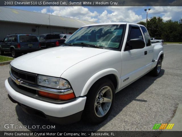 2003 Chevrolet S10 LS Extended Cab in Summit White