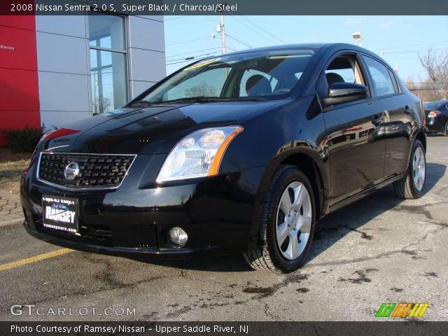 2008 Nissan Sentra 2.0 S in Super Black
