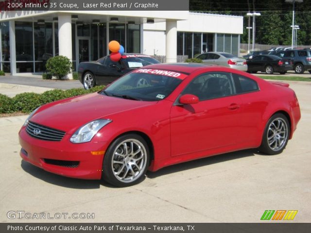 2006 Infiniti G 35 Coupe in Laser Red Pearl